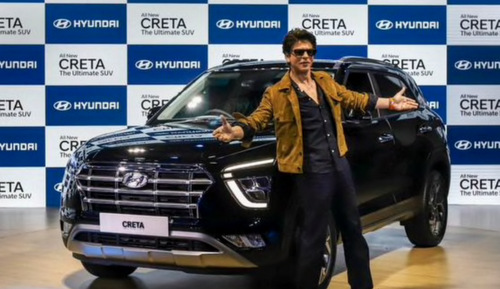 Shahrukh Khan At AUTO EXPO 2020 For This Hyundai Car