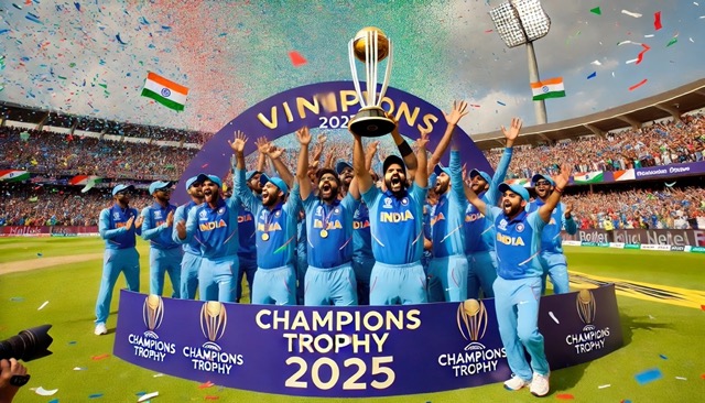 India Defeats New Zealand to Lift the Champions Trophy 2025